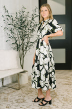 The Grace in Motion Midi Dress