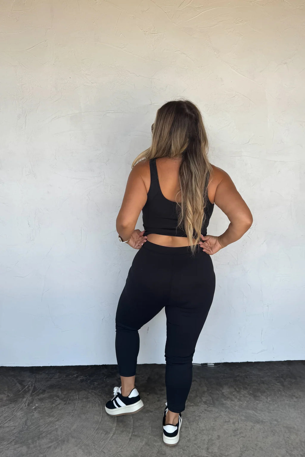 Out and About Yoga Romper - Black