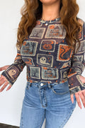 The Dress It Up Mesh Top- Vintage Halloween