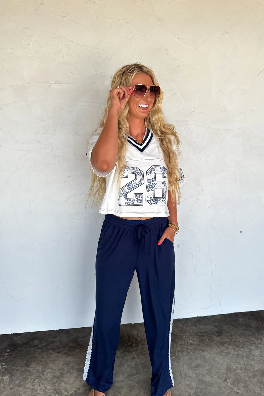 Rally Girl Pants- Blue