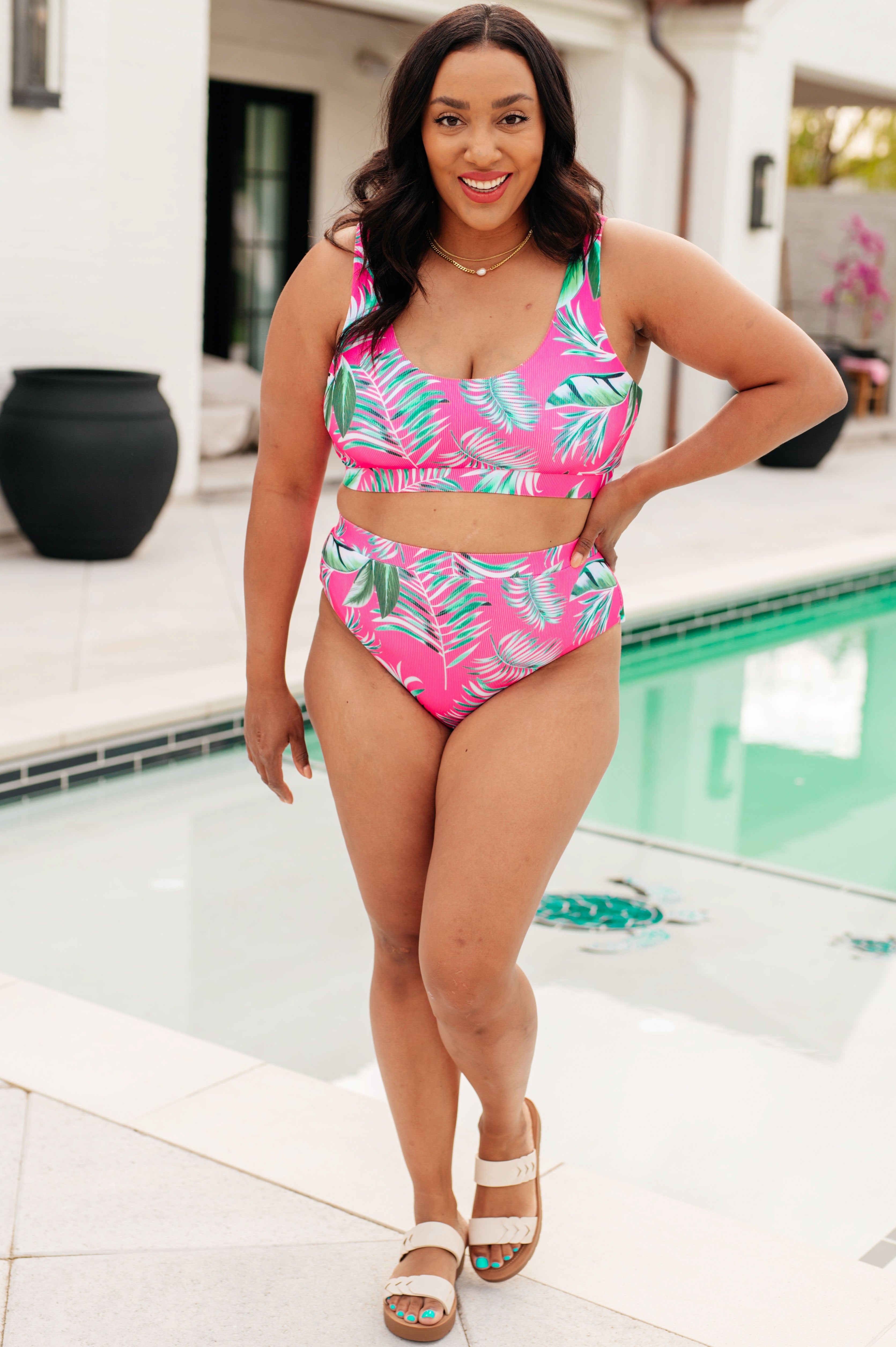 The Barbados Tropical Print Swim Bottoms