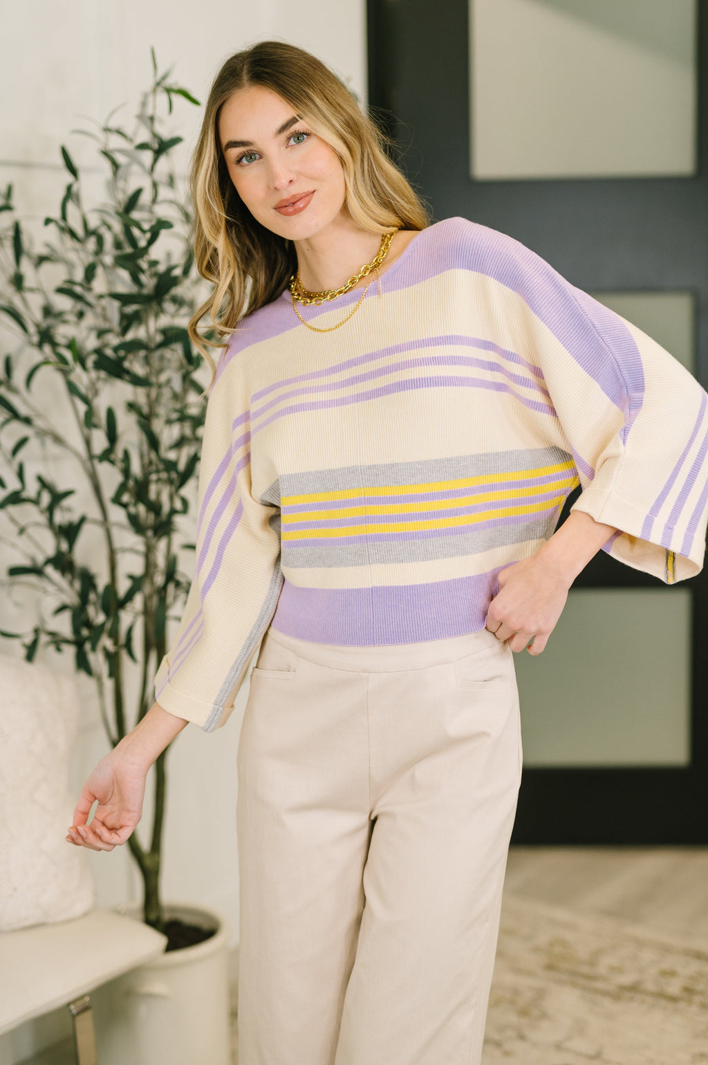The Seam Detail Chic Top