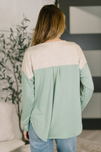 The Lace & Layers Henley Top