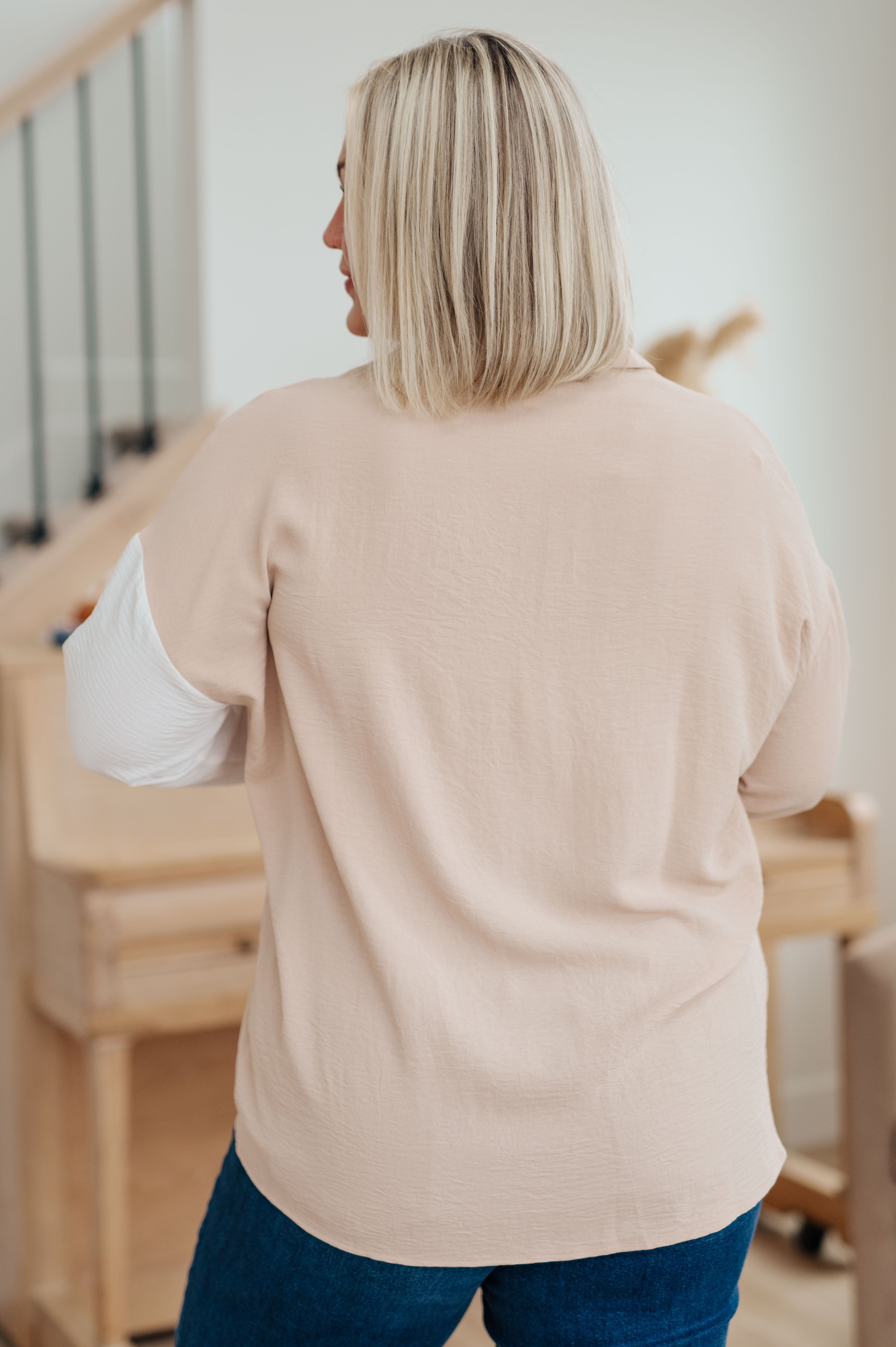 The Modern Classic Colorblock Top