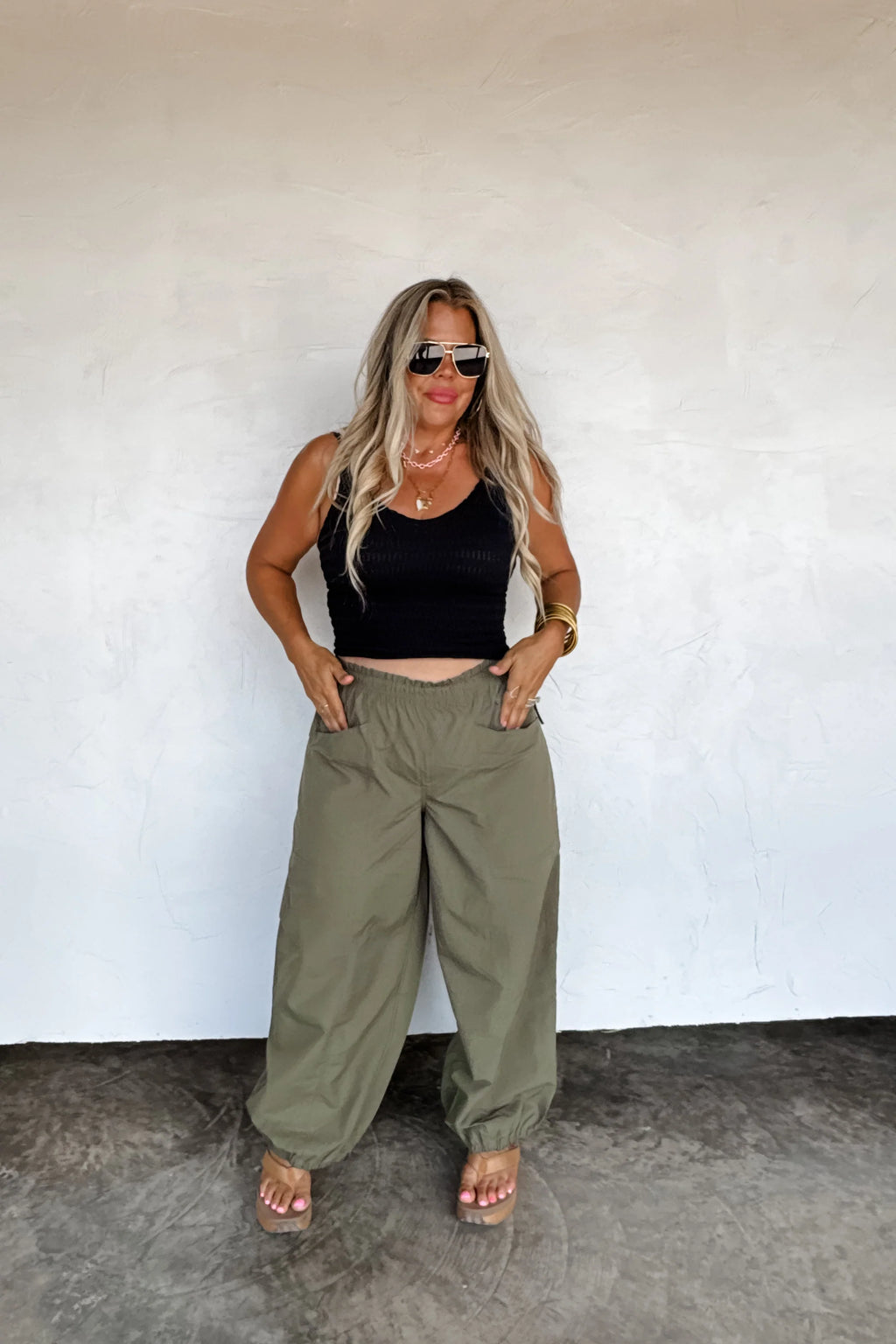 Costa Babe Pants- Olive
