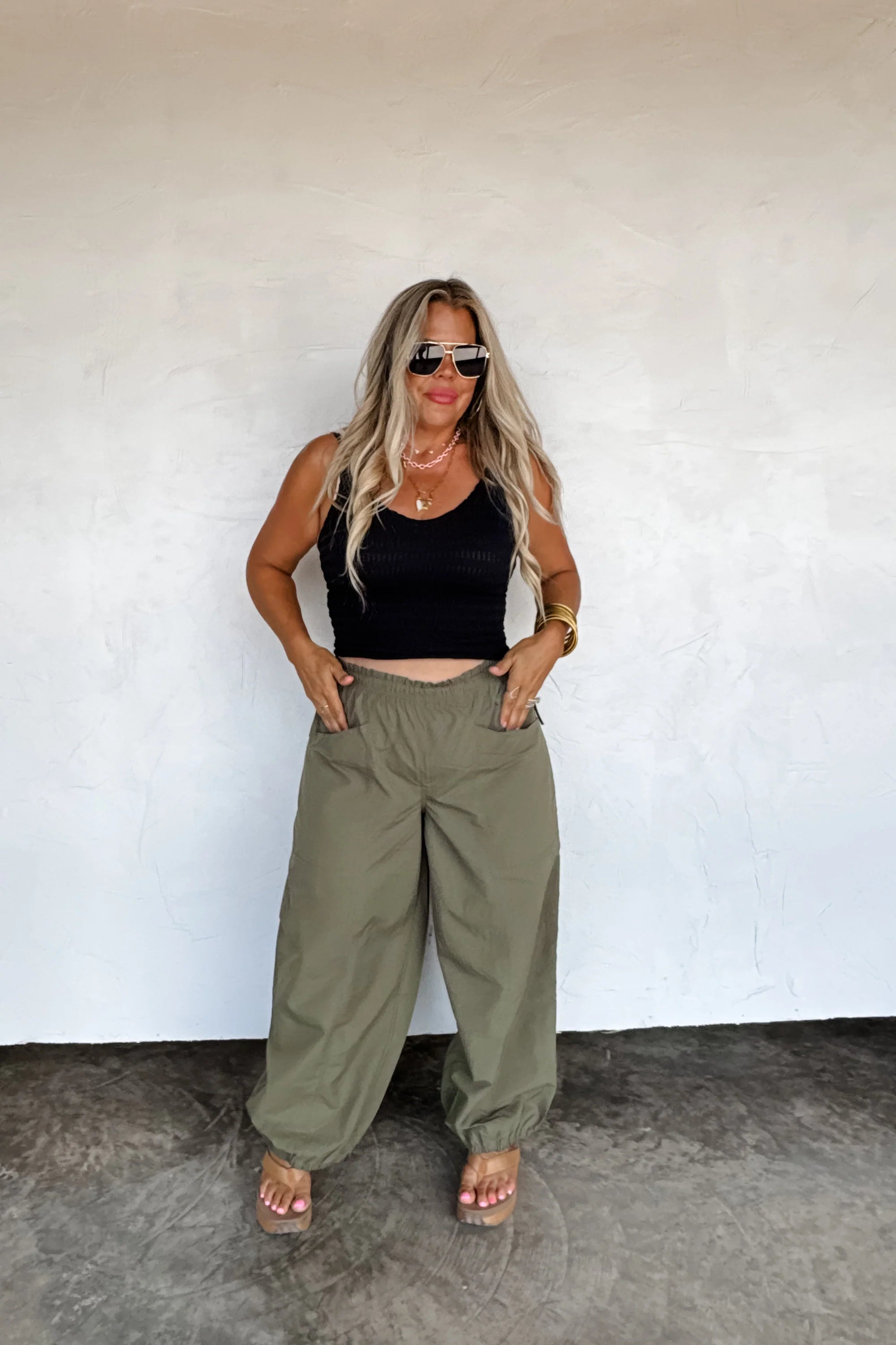 Costa Babe Pants- Olive
