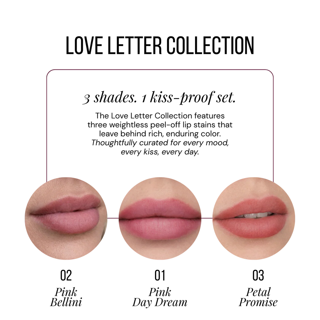 Love Letter Lip Stain Trio