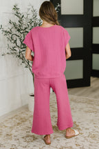 The Can't Quit You Cropped Flair Bottoms- Magenta