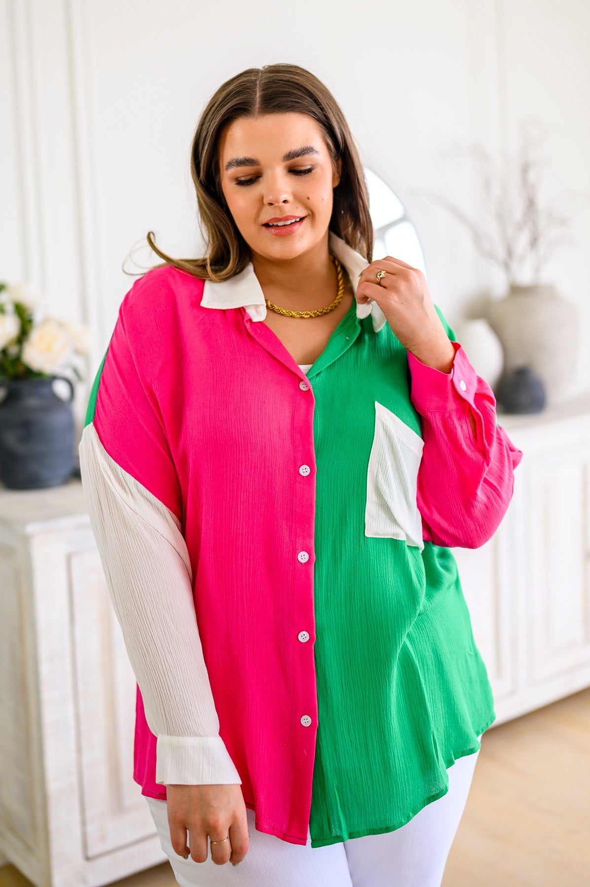 The Sweet Slice Button Up