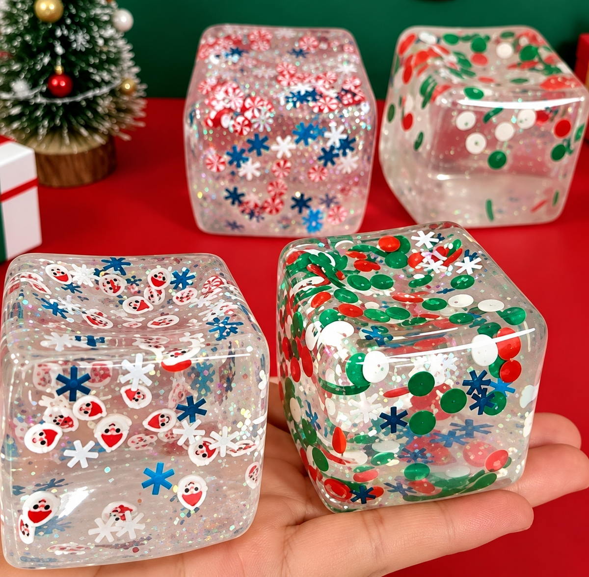 Christmas Cube Squishy