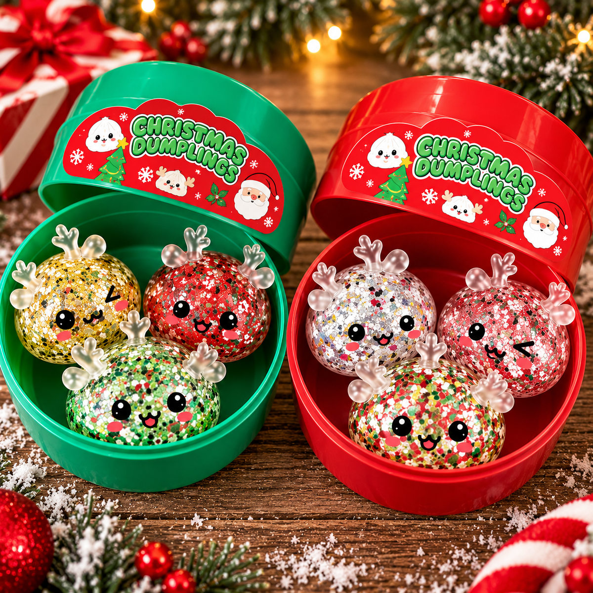 Reindeer Mini Dumpling- 3 Pack
