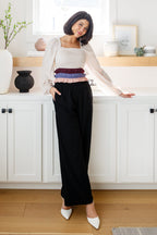 The Shirley Smocked Ruffle Blouse