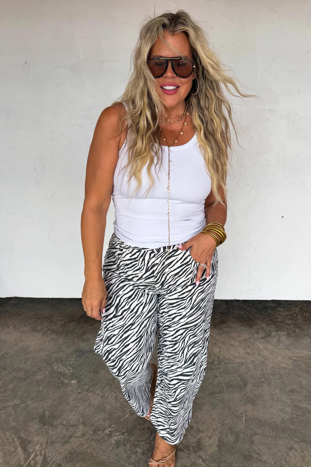 Zebra Bex Barrel Jeans