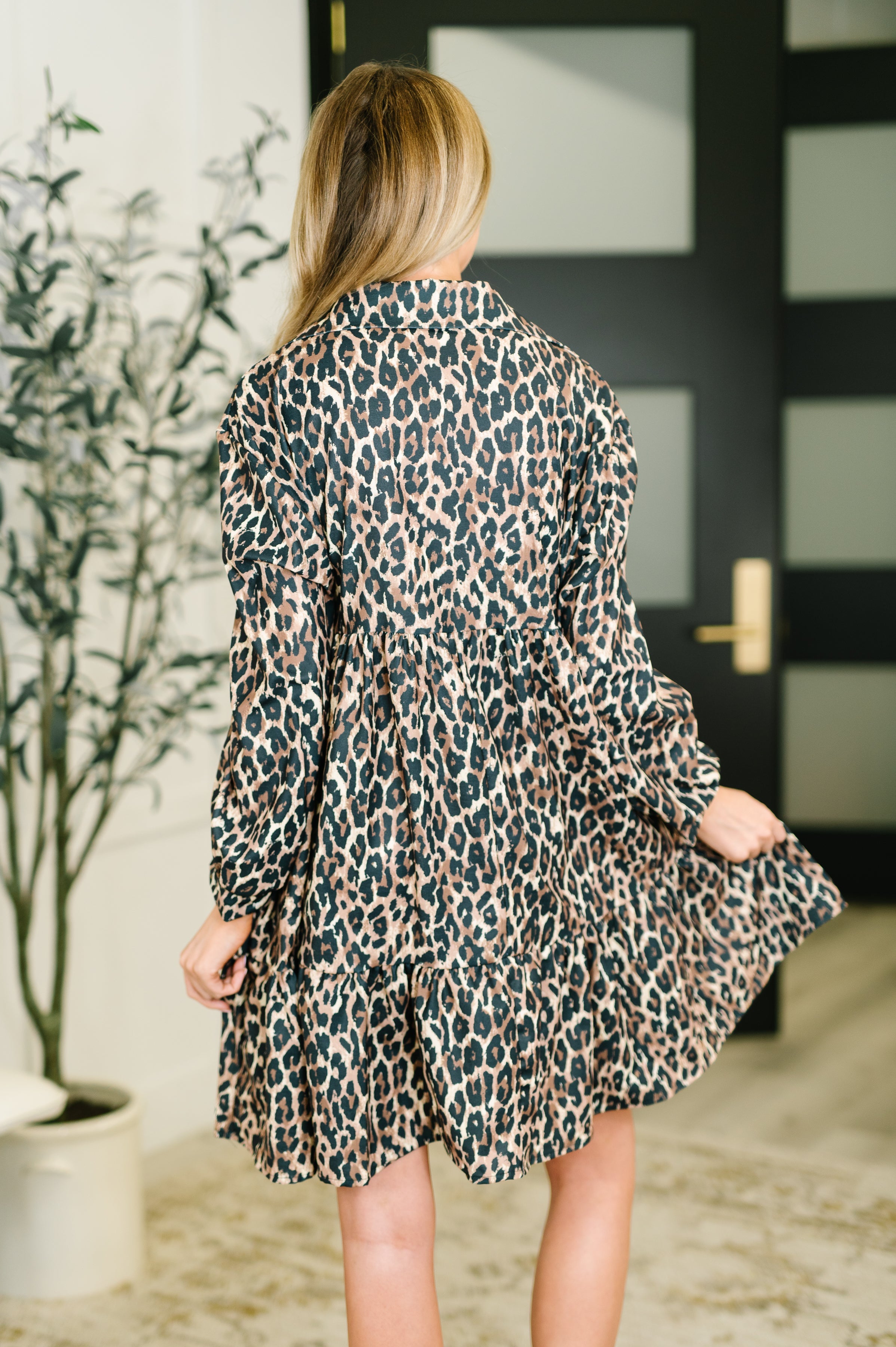 The Untamed Charm Leopard Dress