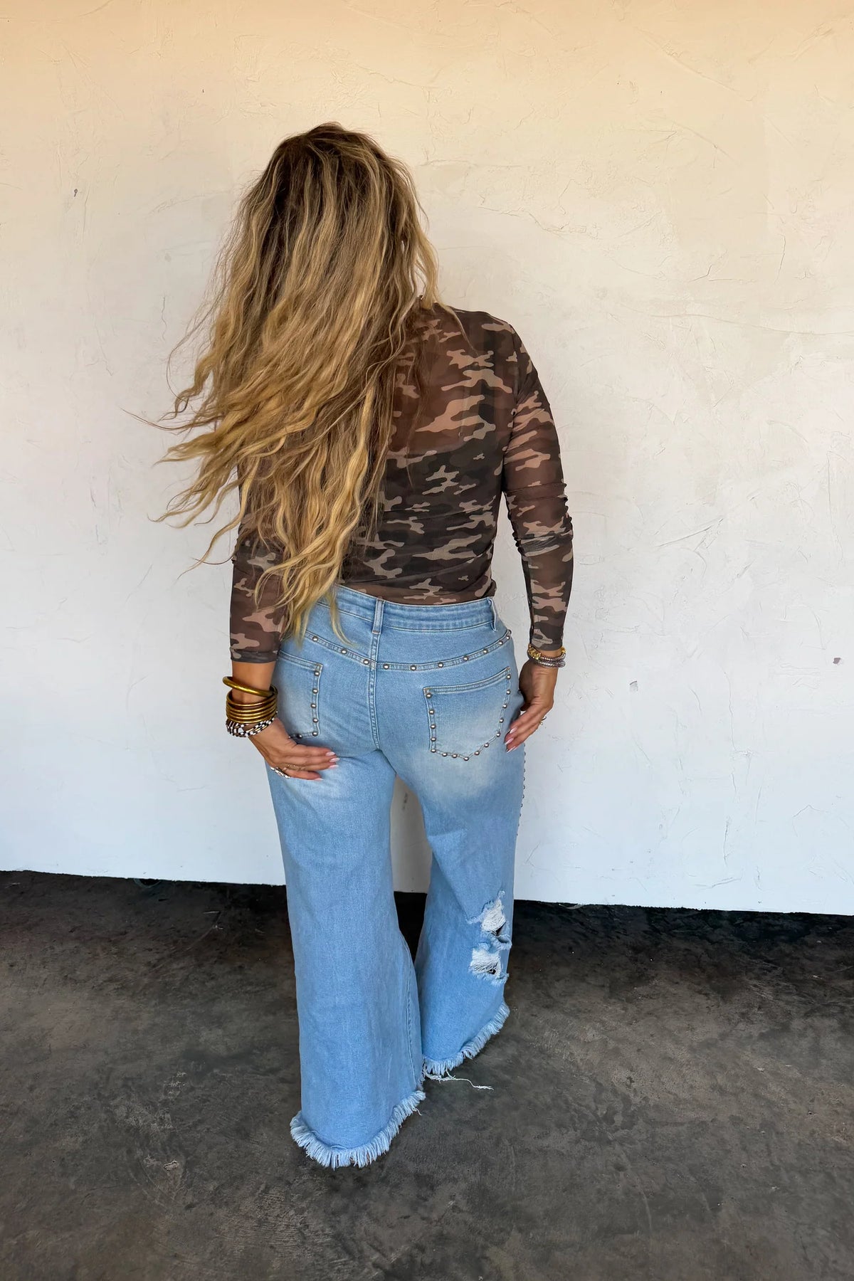 Backroad Mesh it Up Top- Camo Woods