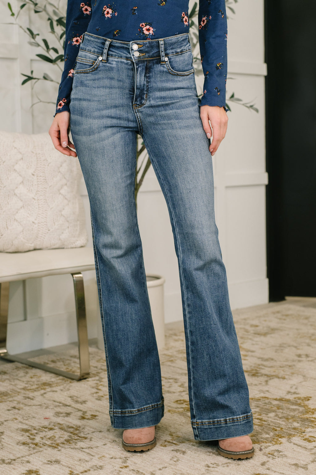 High Waist Tummy Control Flares