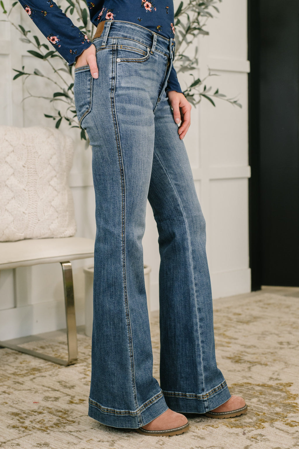 High Waist Tummy Control Flares