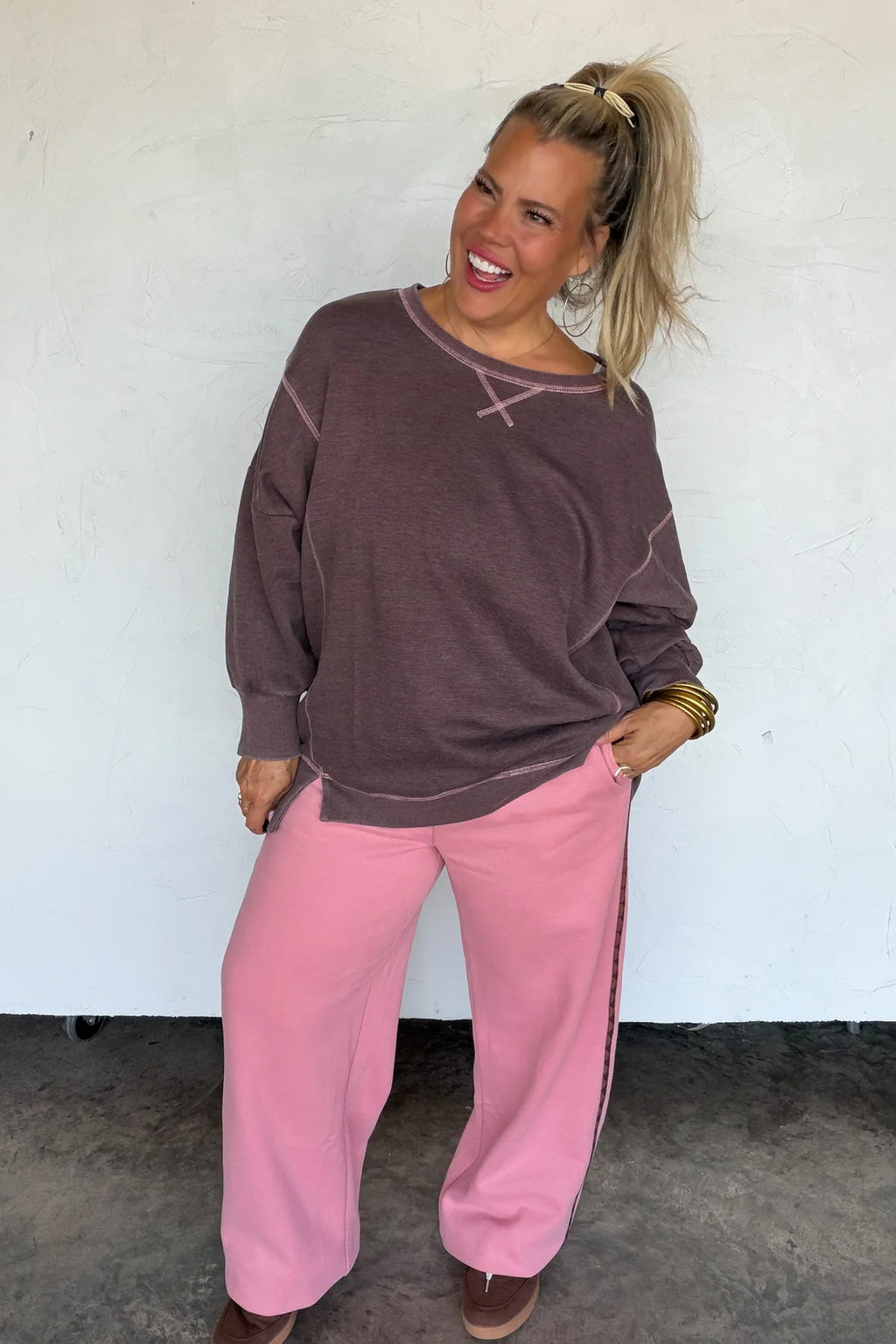 Campfire Club Pullover - Brown