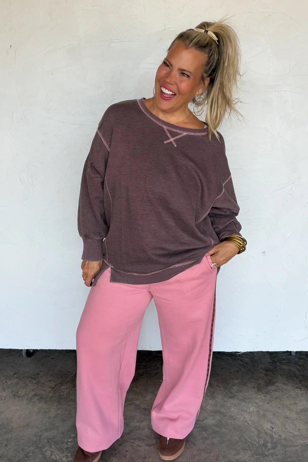 Campfire Club Pullover - Brown