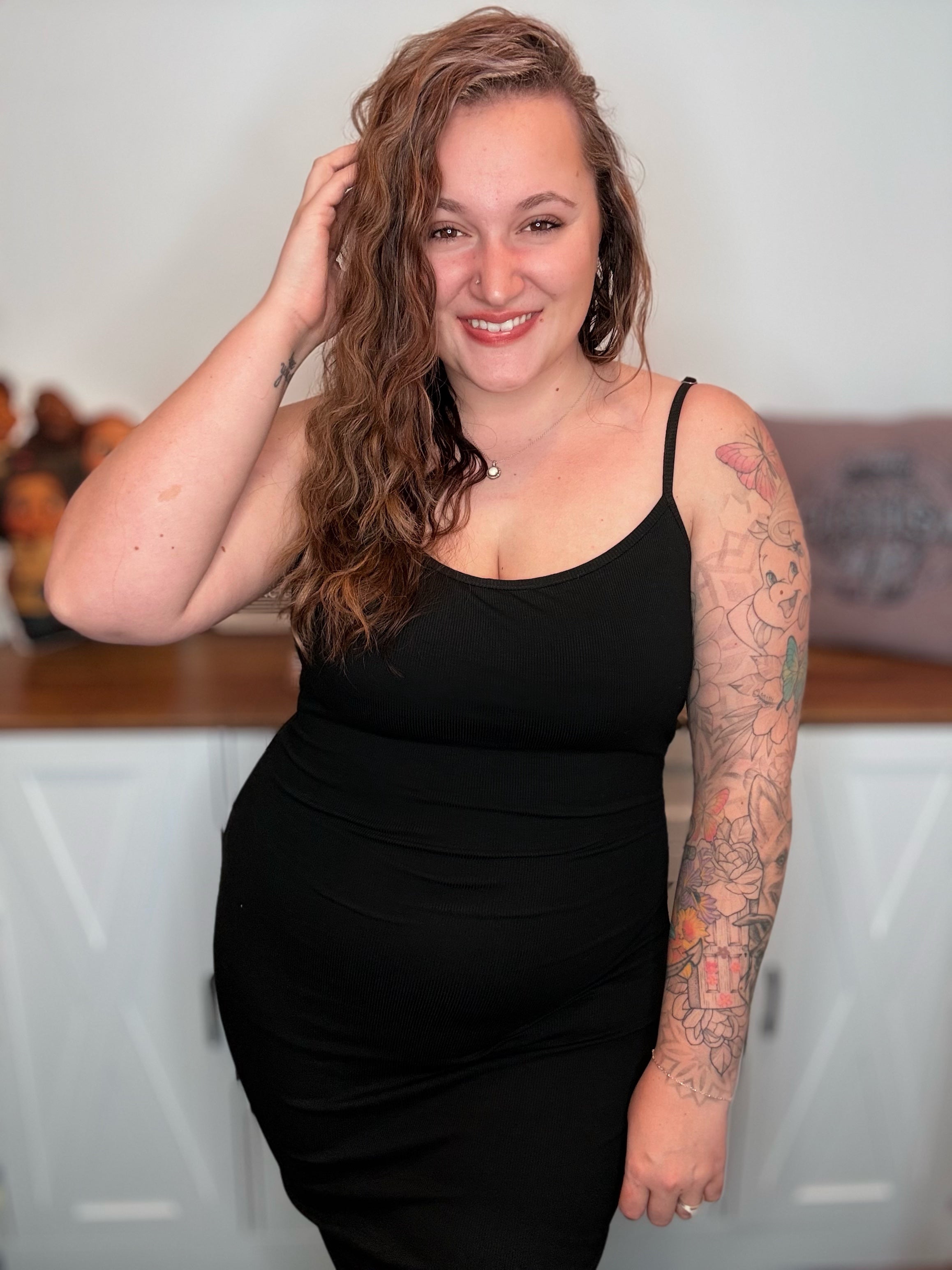 The Graceful Contour Maxi Dress