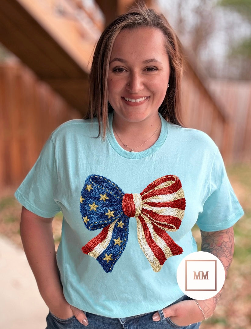 Vintage USA Bow Tee
