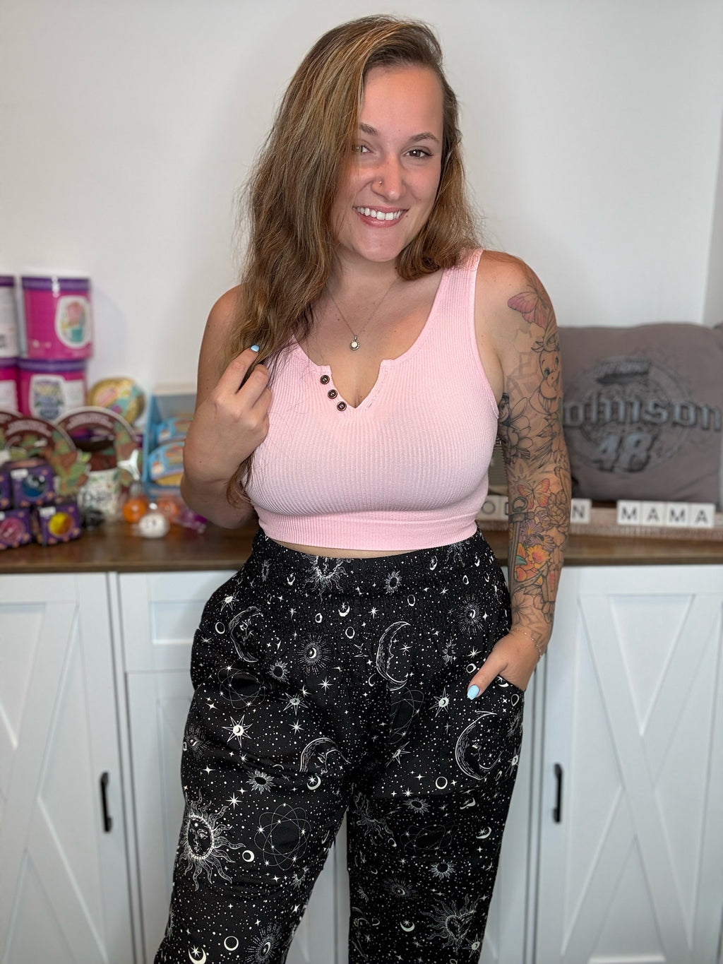 Starlit Seas Harem Pants
