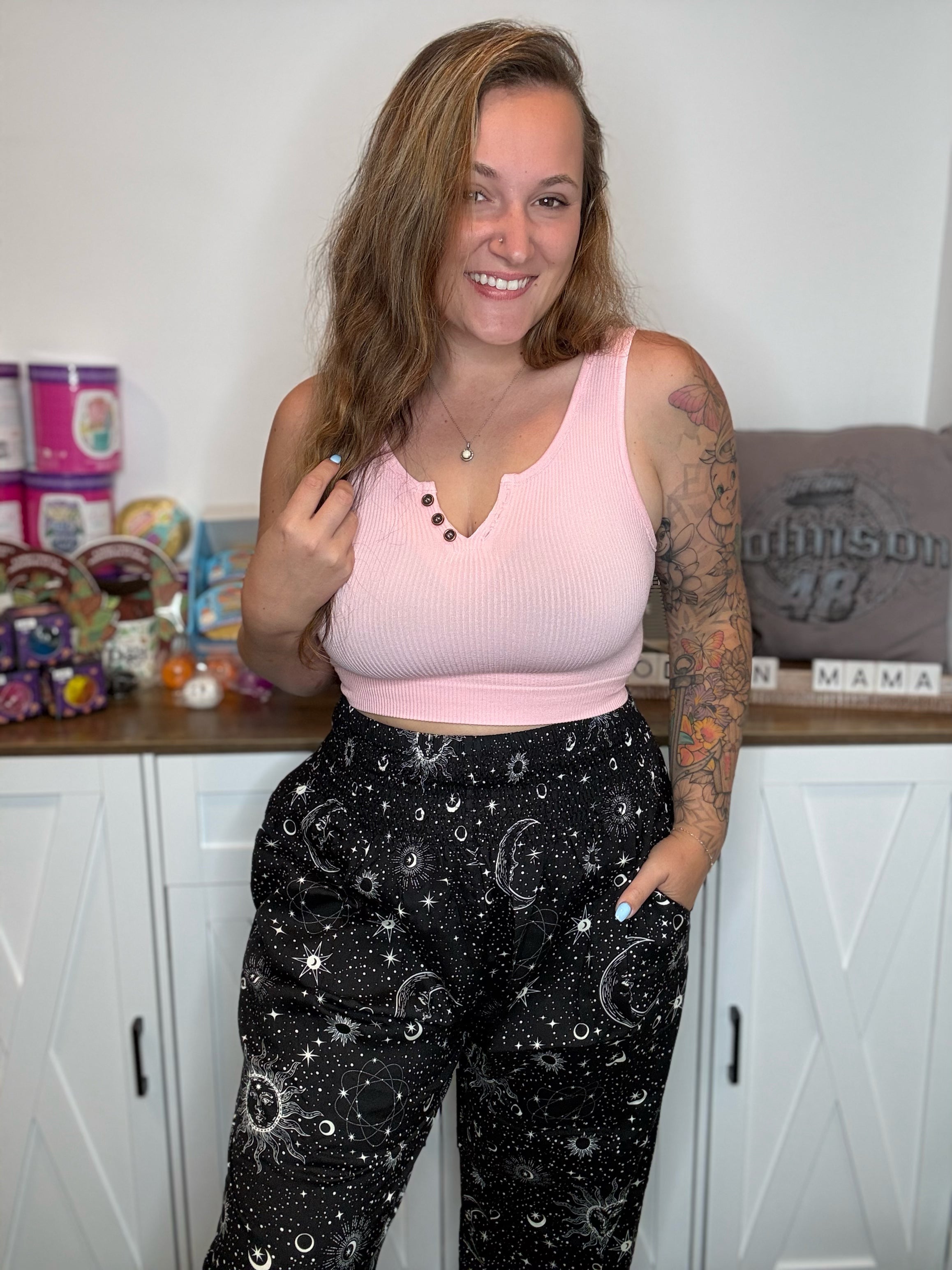 Starlit Seas Harem Pants