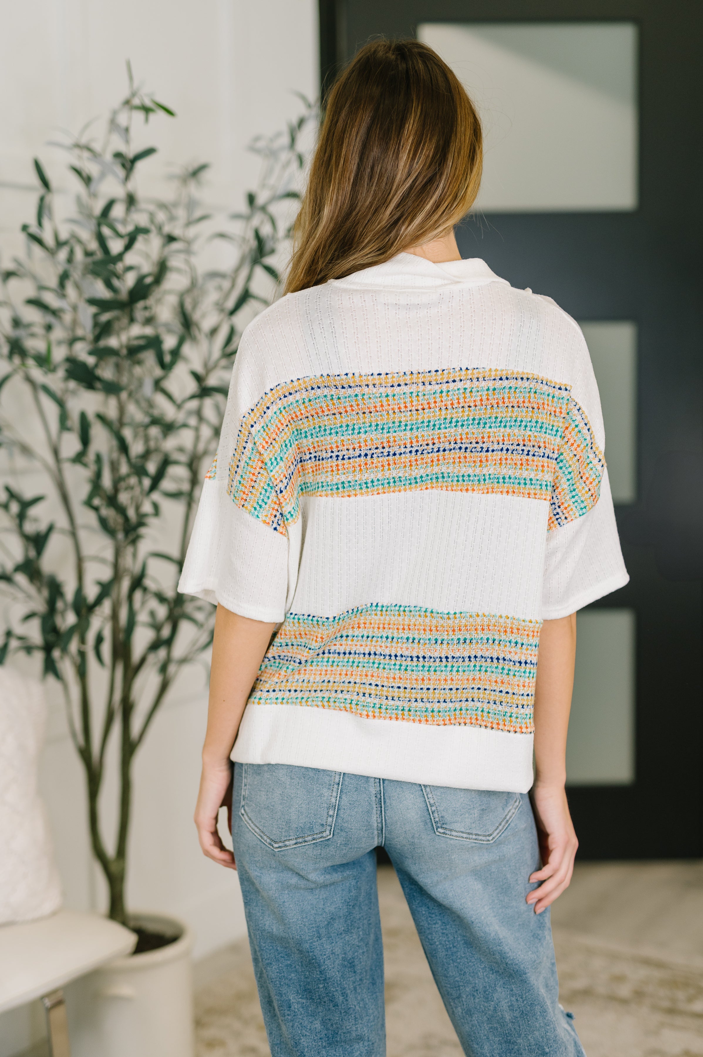 The Modern Edge Collared Top