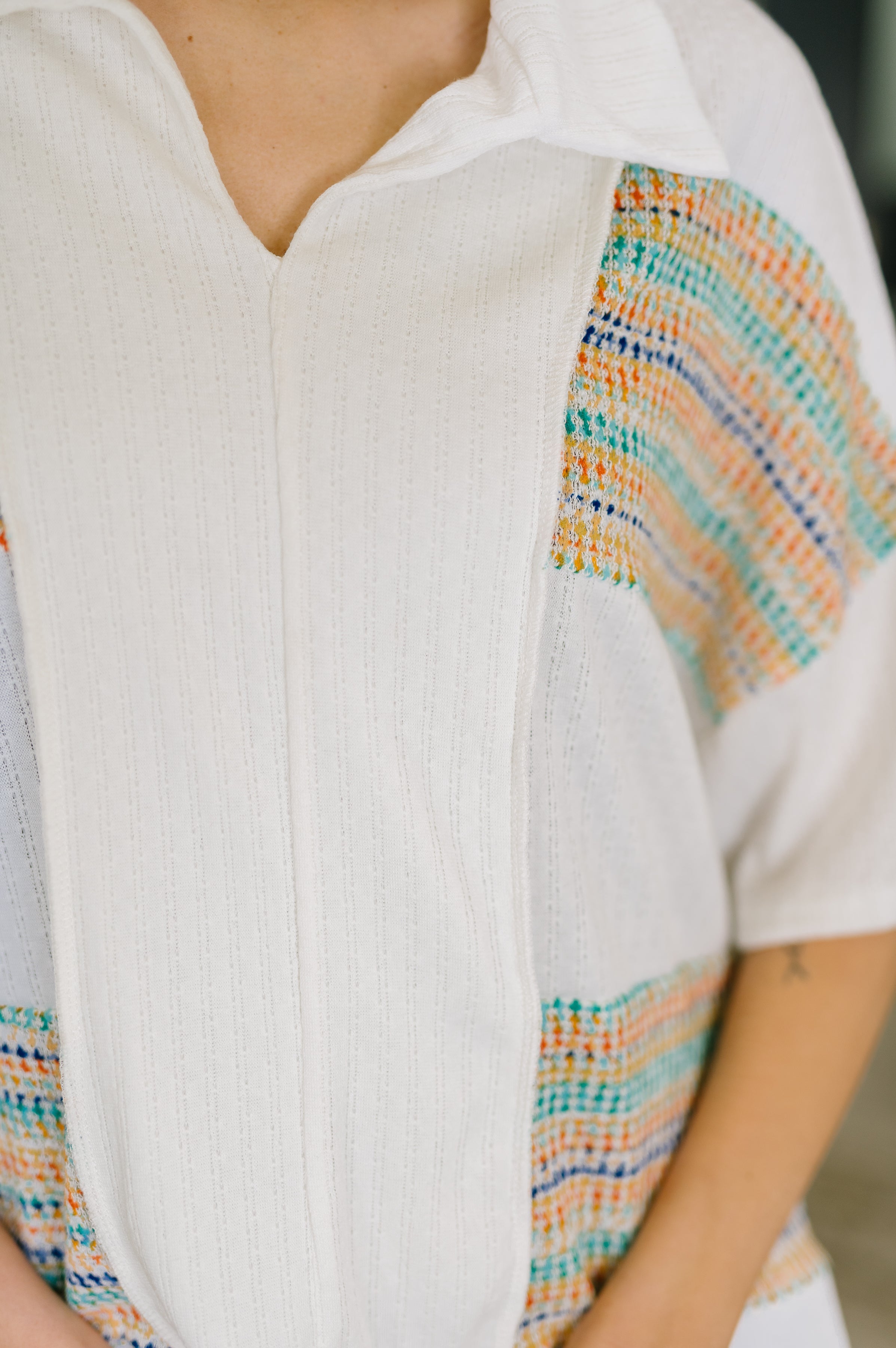 The Modern Edge Collared Top