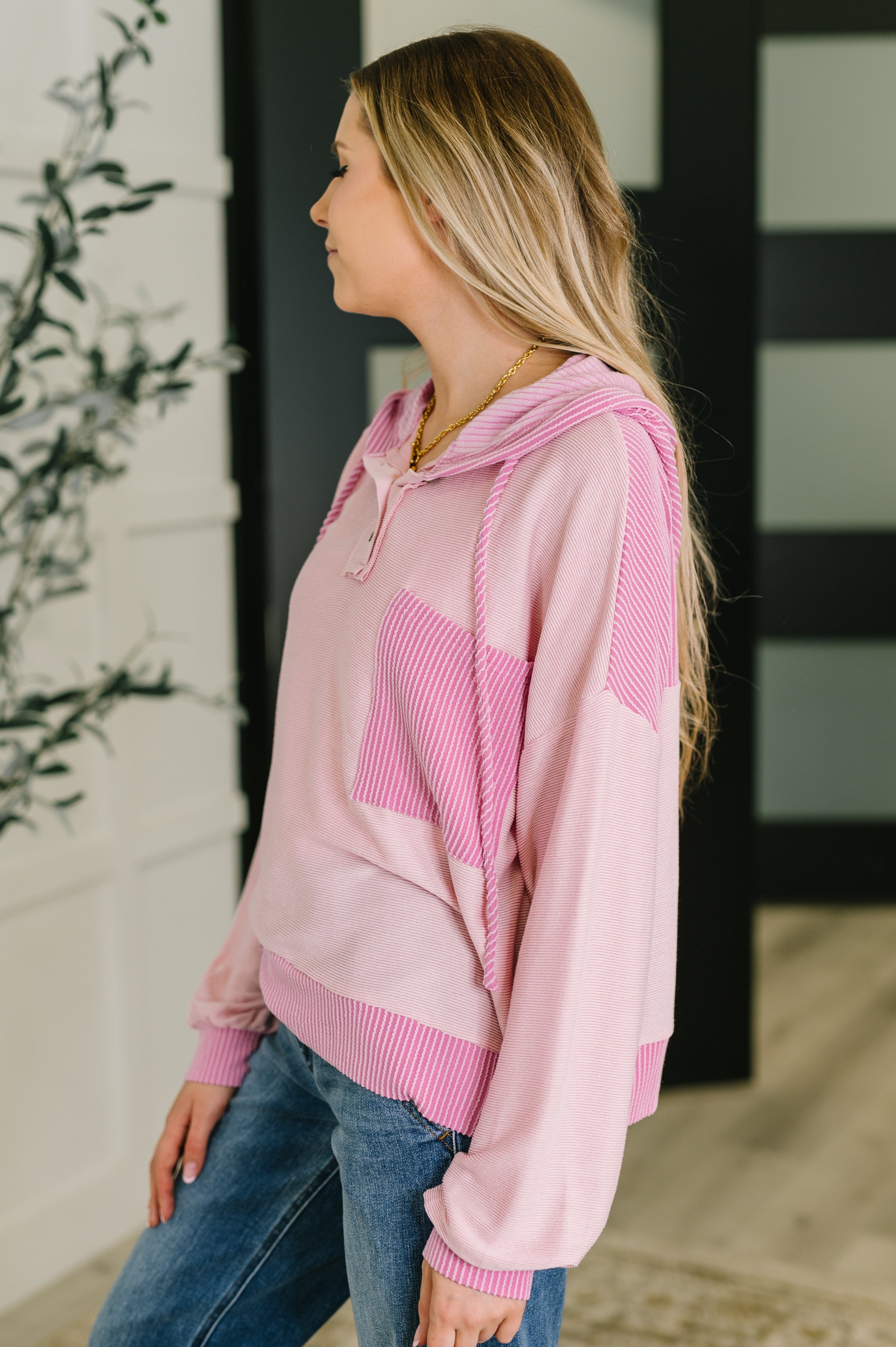 The Warm Welcome Hoodie- Pink