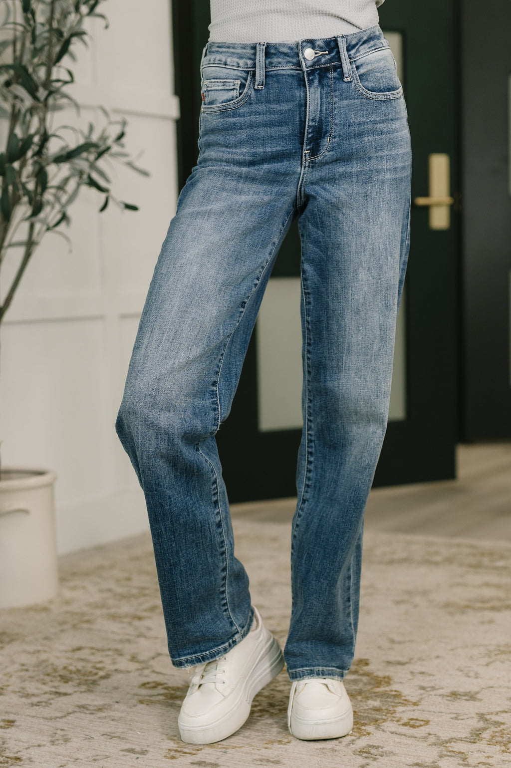 The Classic Confidence Judy Blue Straight Jeans