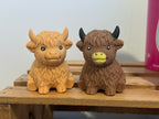 Neutral Squishy Highland Cows- 2 Colors