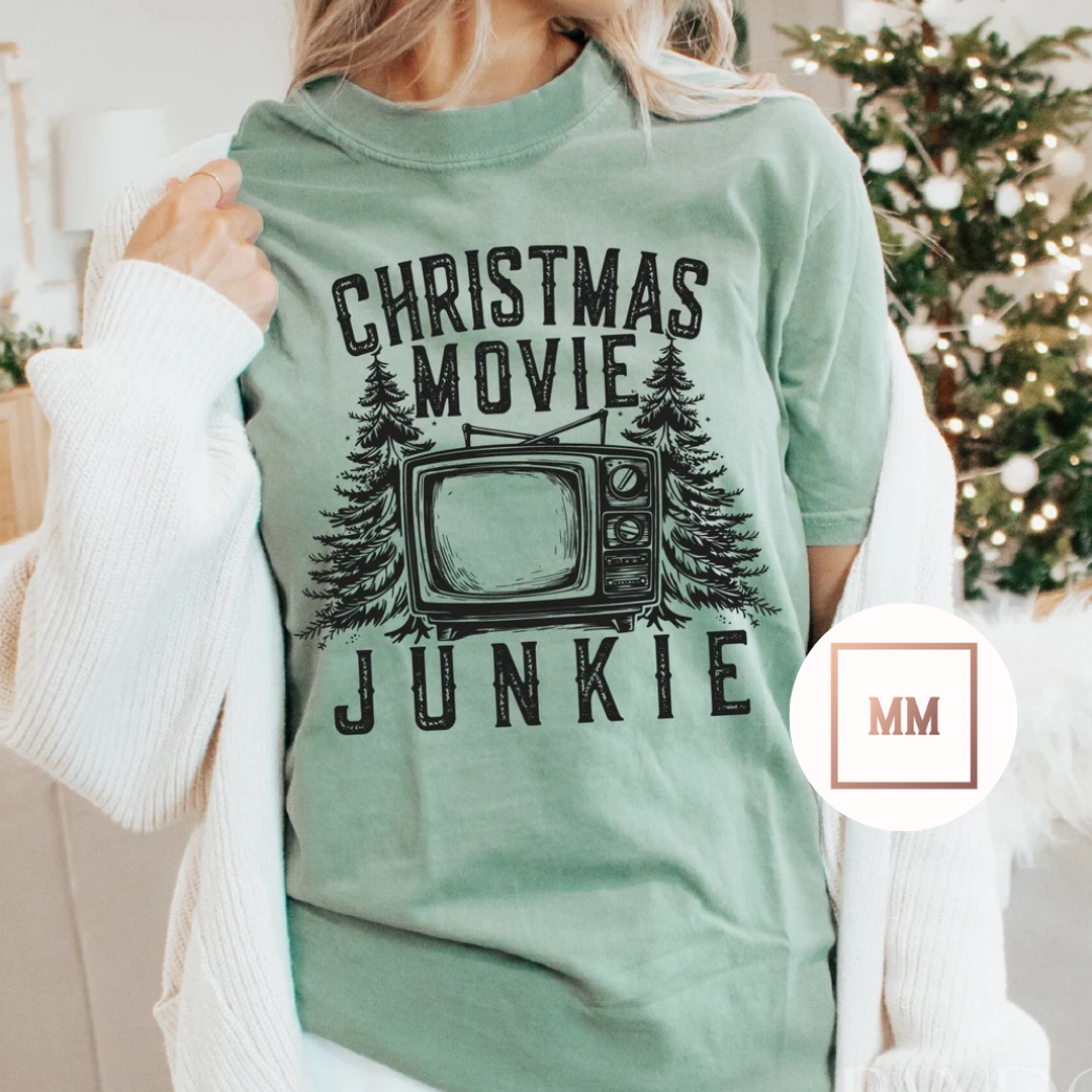 Christmas Movie Junkie Tee