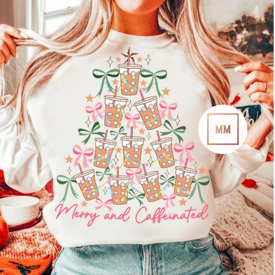 Merry And Caffeinated Sweatshirt