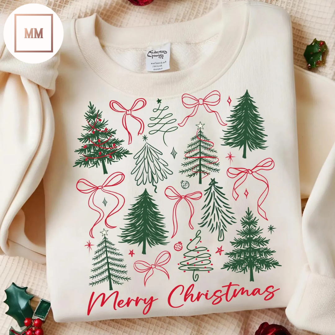 Christmas Bows Sweatshirt