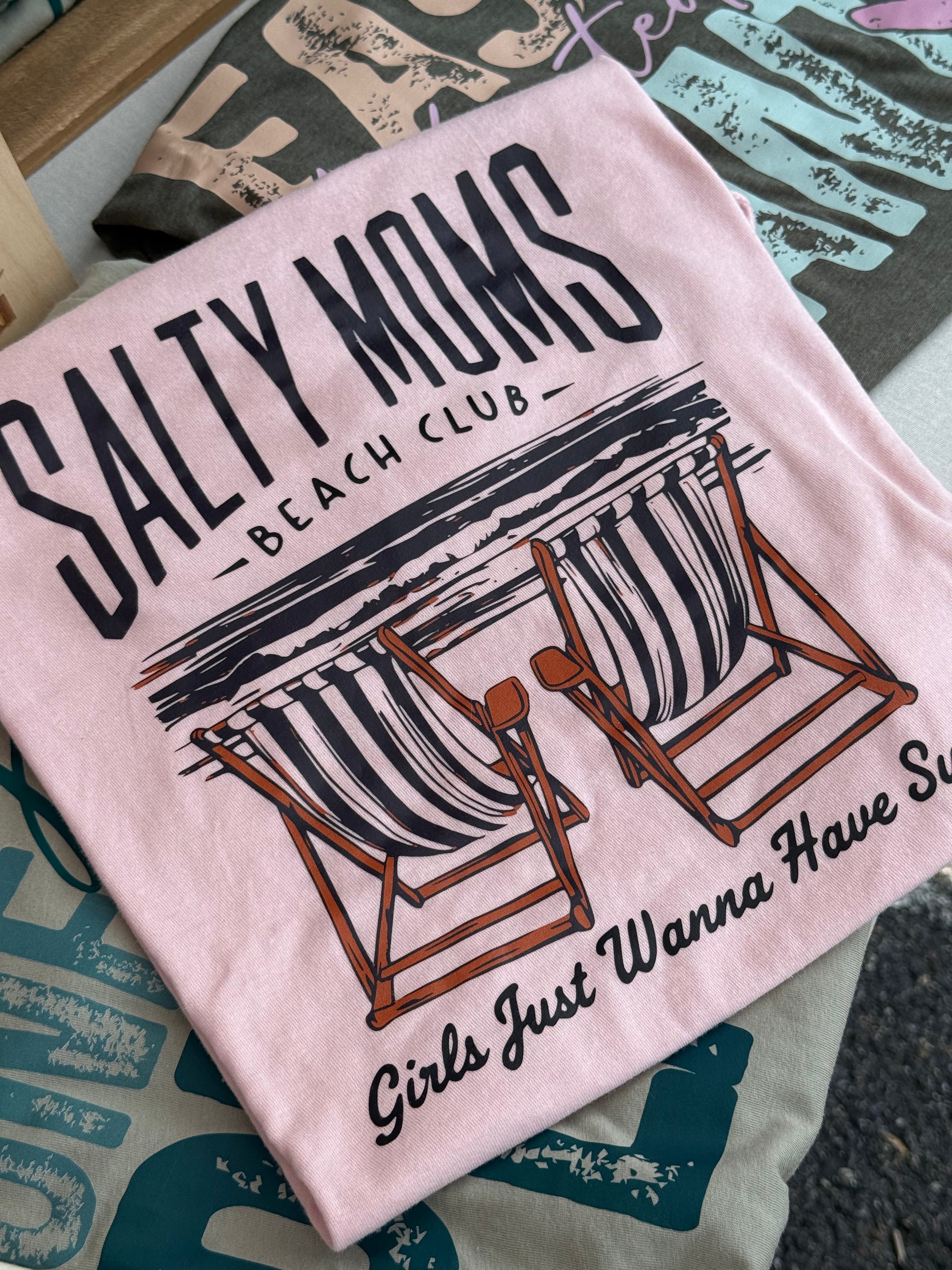 Salty Mom Beach Club Tee