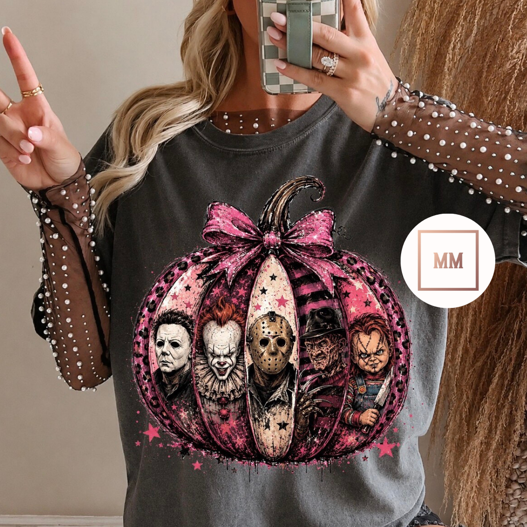 Spooky in Pink Tee