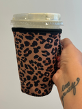 Leopard Coffee Koozies