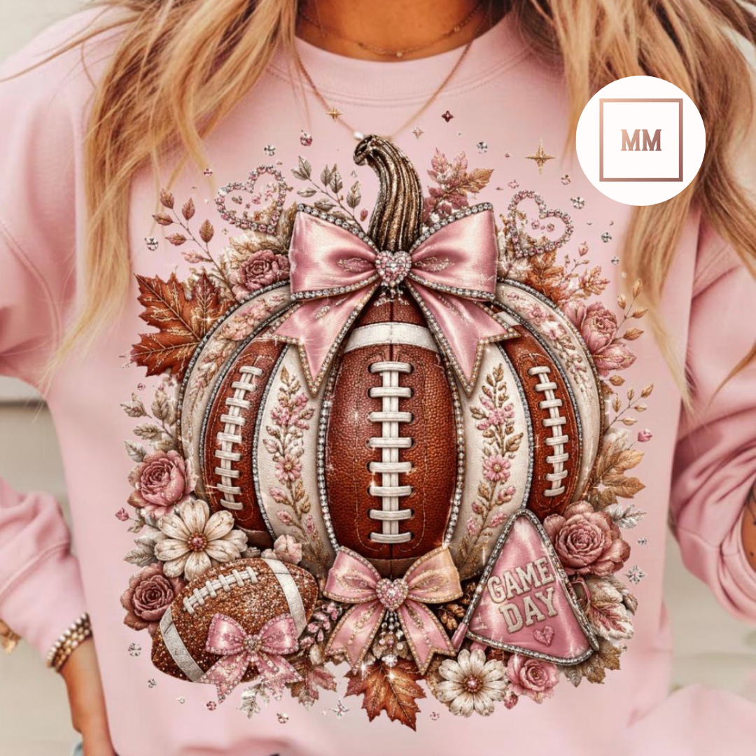 Glitter Game Day Sweatshirt