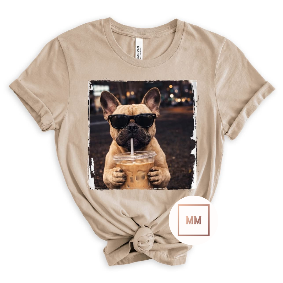 Frenchie Coffee Tee