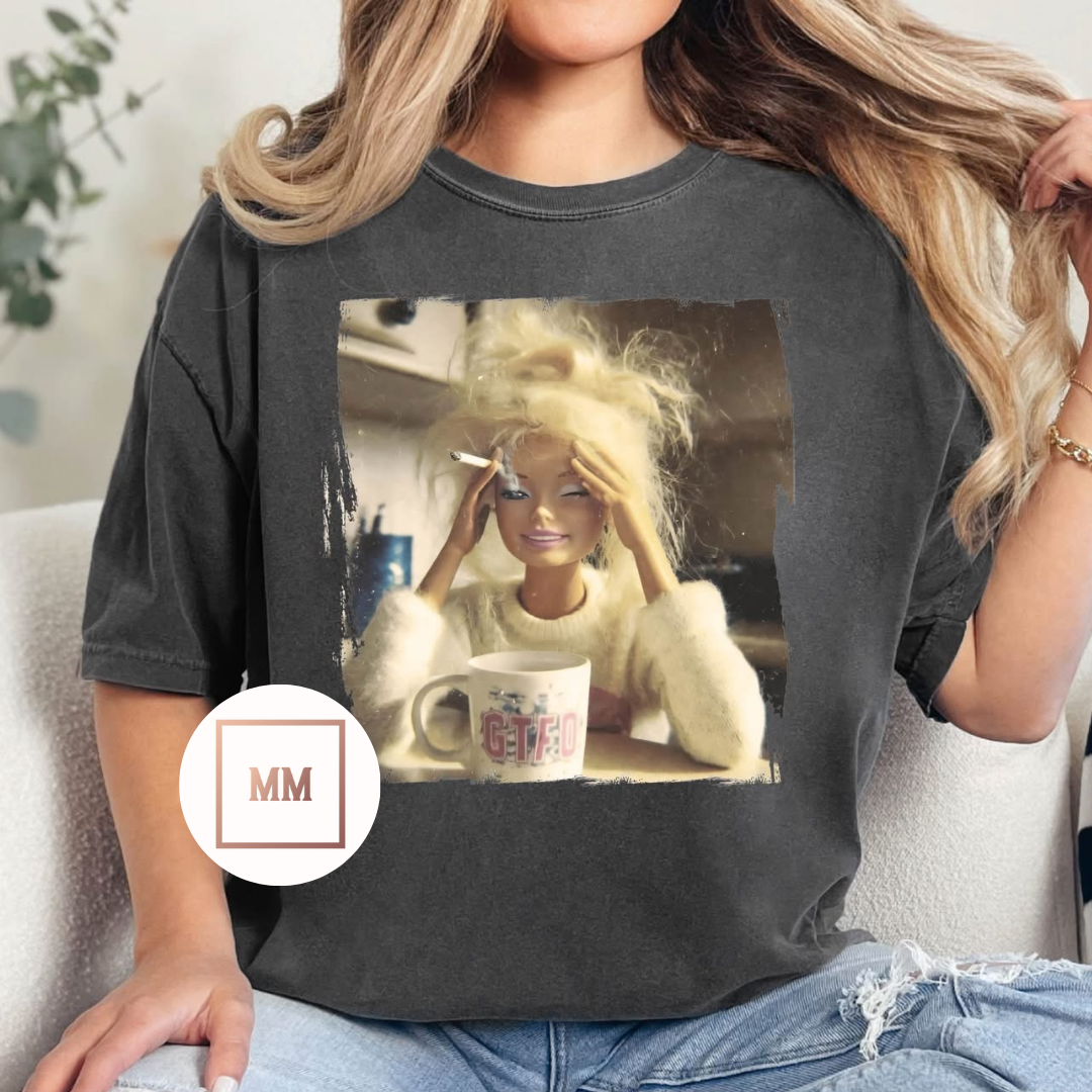 Stressed Barbie Tee