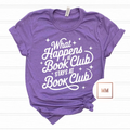 What Happens At Book Club Tee
