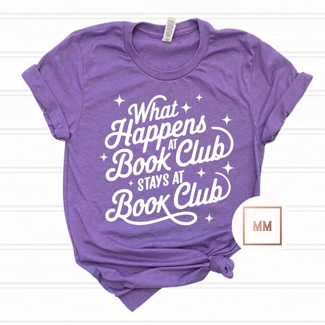 What Happens At Book Club Tee