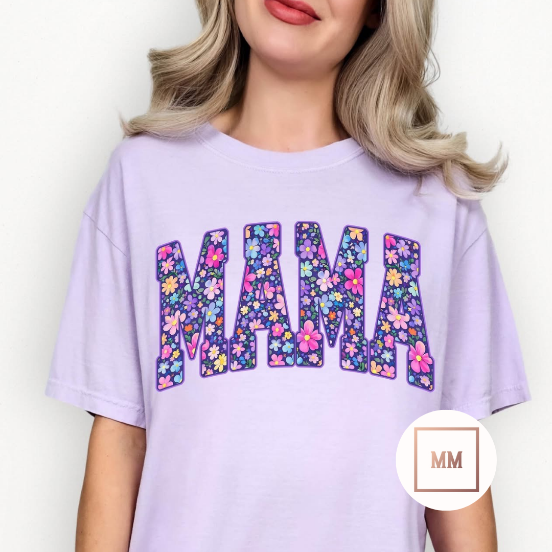 Summer Floral Mama Tee