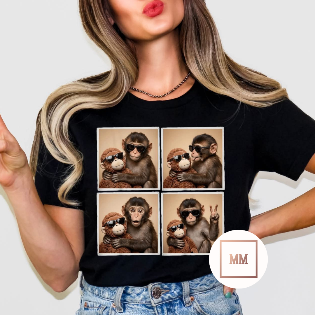Monkey Photo Booth Tee