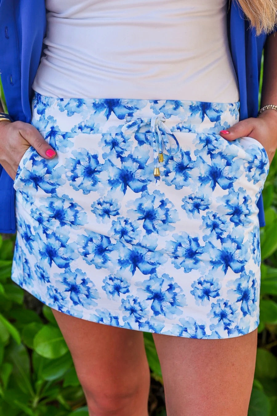 Watercolor Blossom Everyday Skort