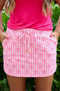 Bows & Stripes Everyday Skort