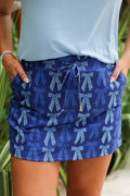 Nautical Bow Everyday Skort