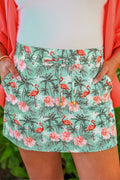 Palm Beach Flamingo Everyday Skort