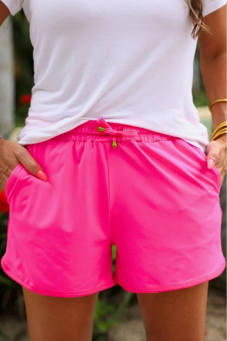 Neon Pink Everyday Shorts